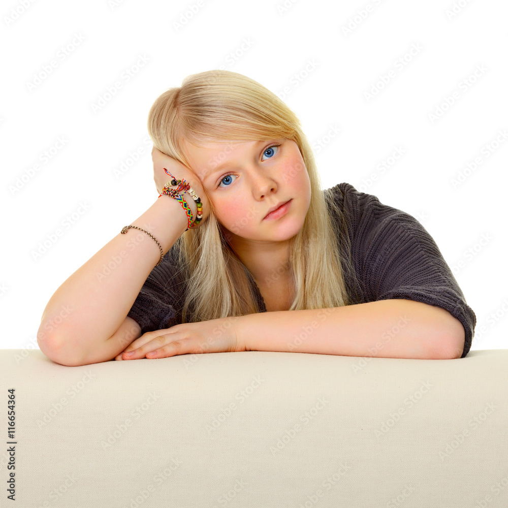 Fototapeta premium Young blonde girl