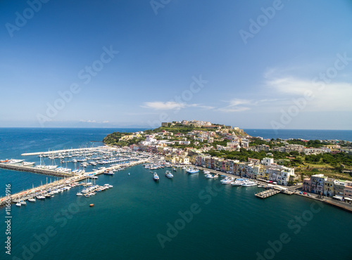 Aerial View of Procida Island, Italy © gustavofrazao