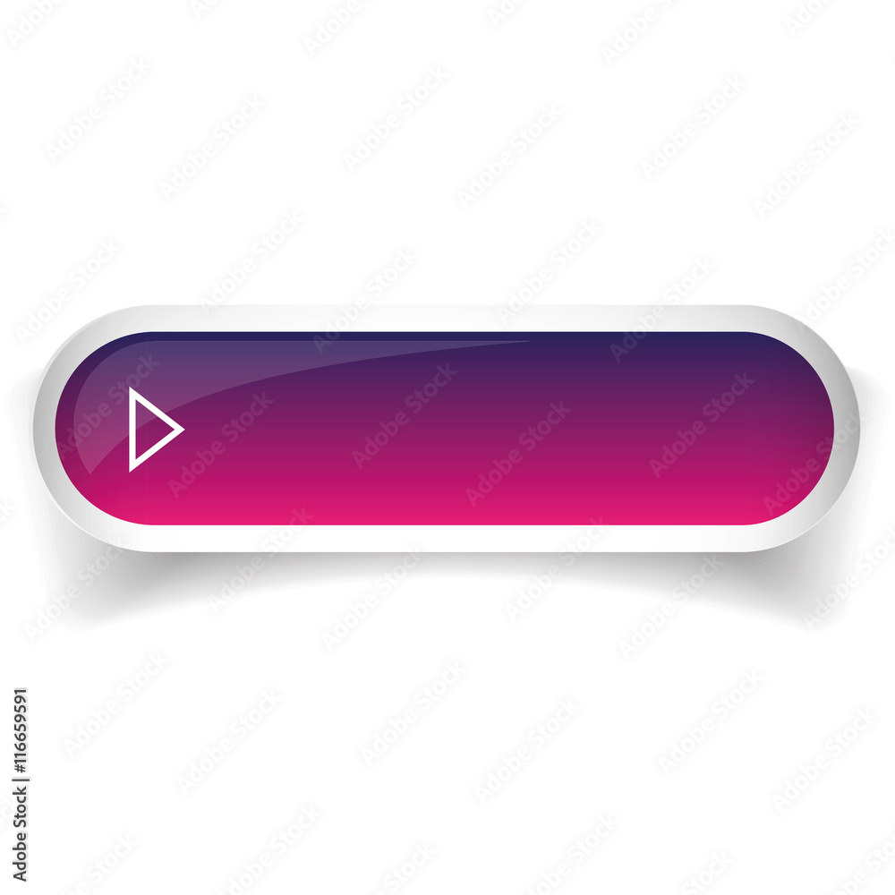 Purple glossy web bar button vector Purple glossy web bar button vector