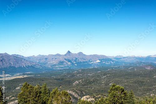 Absaroka Mountain Range Landscape