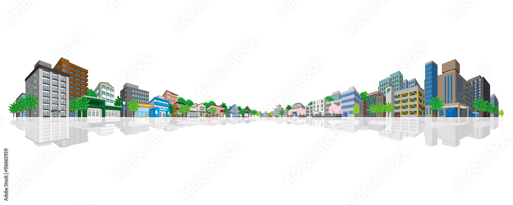 Obraz premium 街並み