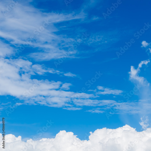 blue sky with cloud © warongdech