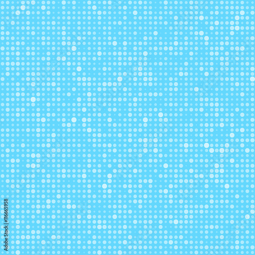 Vector Background #Polka Dots_Light Blue and Halftone