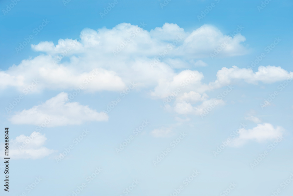 Blue sky with clouds for background, blank text Blue sky with clouds for background, blank text