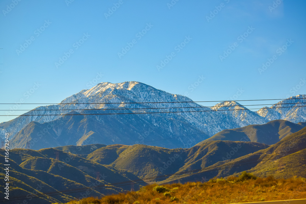 California sierra mountains