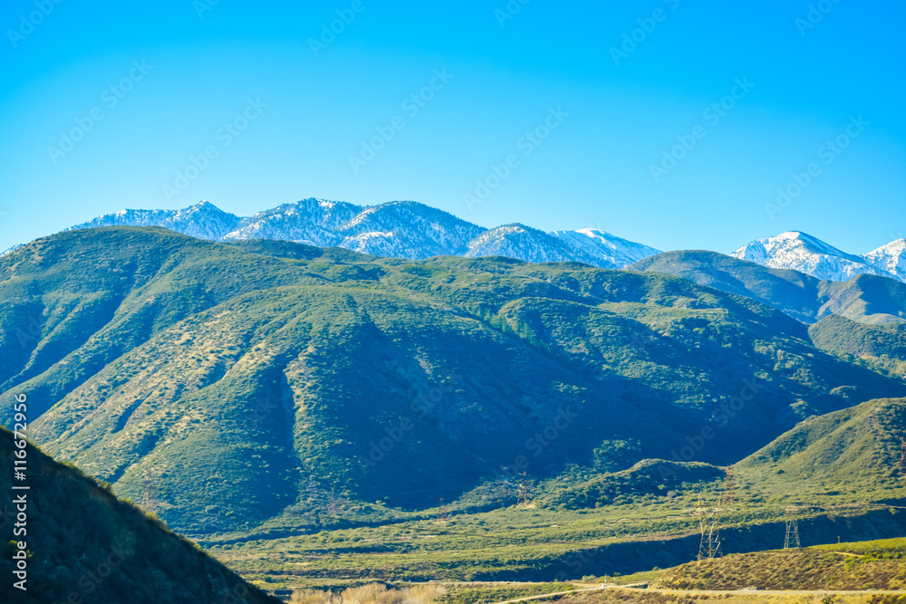 California sierra mountains