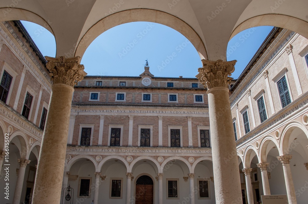 cloister Ducal Palace Urbino