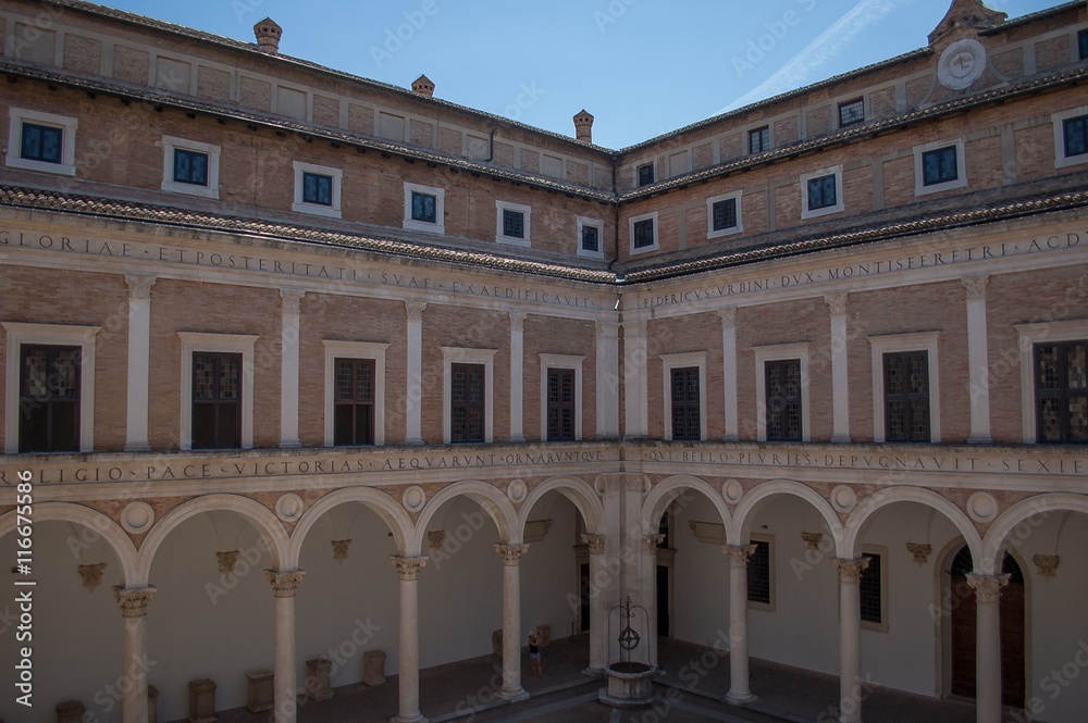 cloister Ducal Palace Urbino