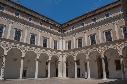 cloister Ducal Palace Urbino © pierluigipalazzi