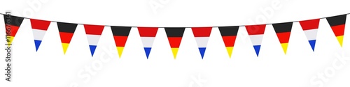 Banner. Garland, pennants. Germany, Netherlands 