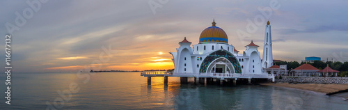 Malacca Straits Mosque, Malacca, Malaysia