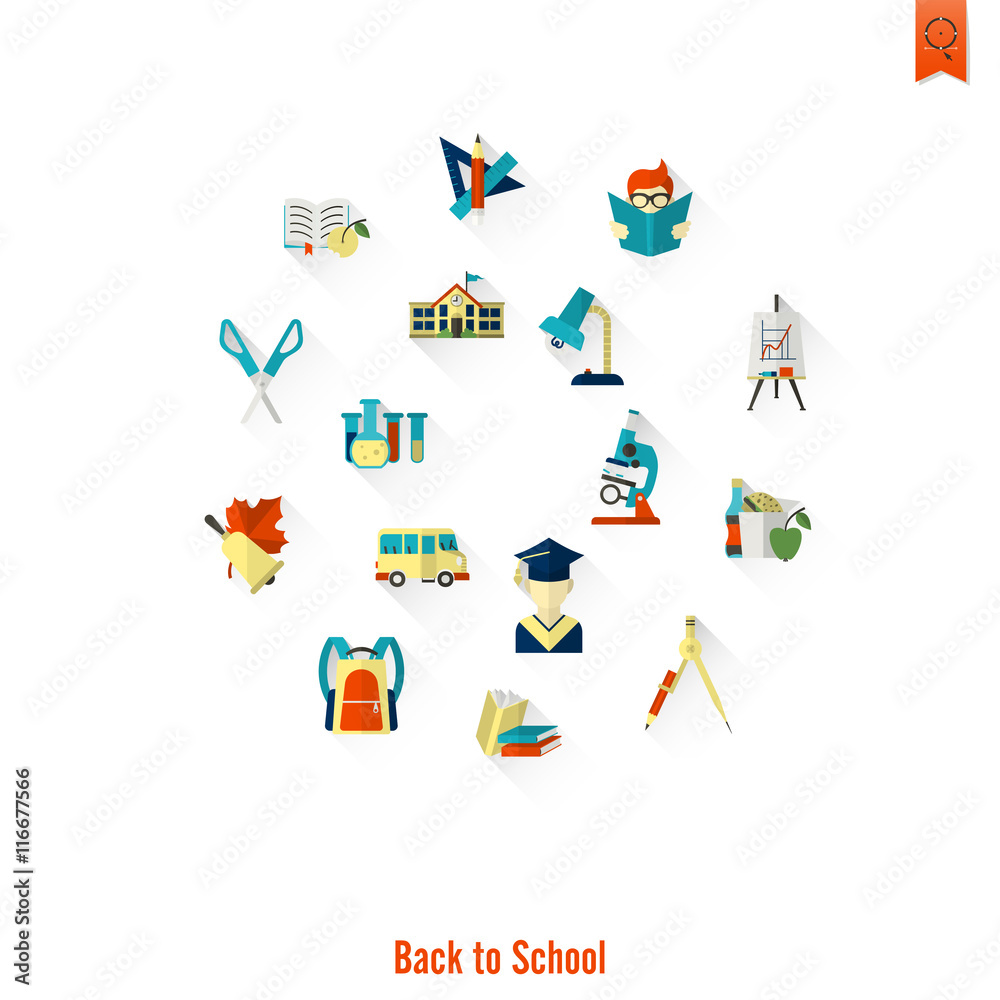 School and Education Icons School and Education Icons