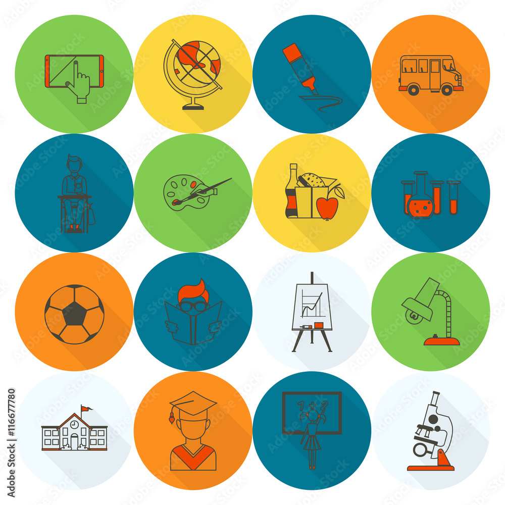 School and Education Icons