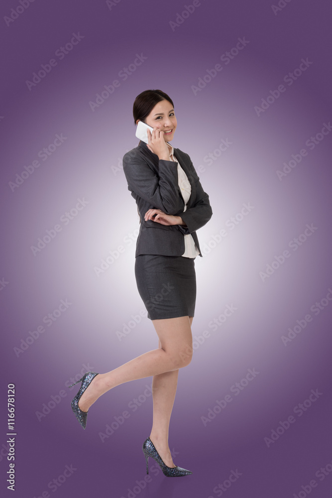 asian business woman with phone asian business woman with phone