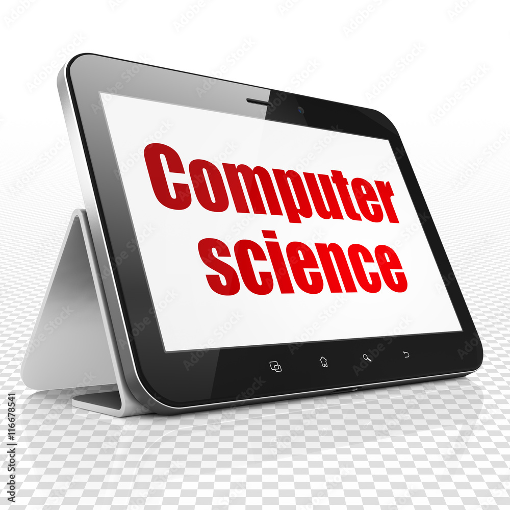 Science concept: Tablet Computer with Computer Science on display Science concept: Tablet Computer with Computer Science on display