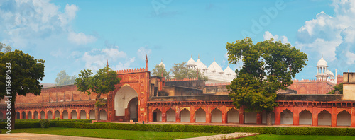 Red Fort. India, Agra. Panorama photo