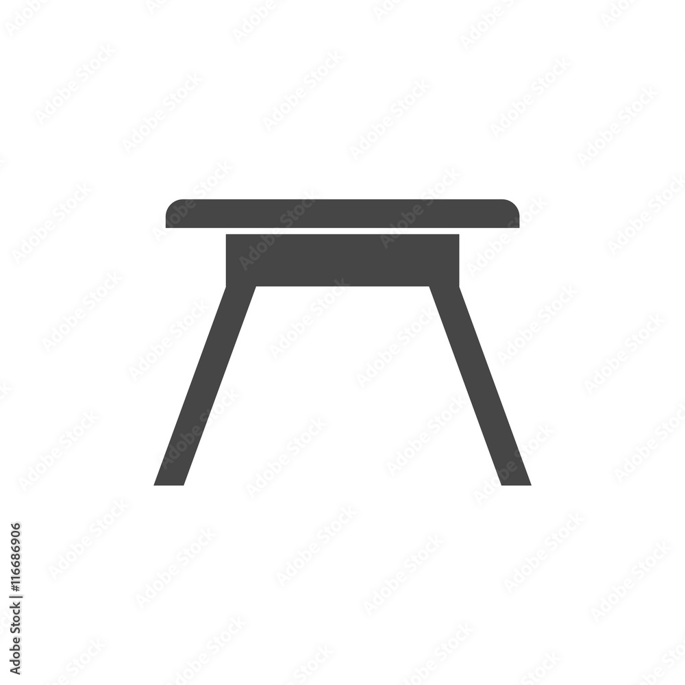Camping table Icon Vector Camping table Icon Vector