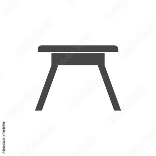 Camping table Icon Vector