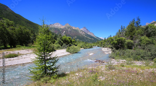 Vall  e de la Guisane   Serre Chevalier  Hautes-Alpes - France 