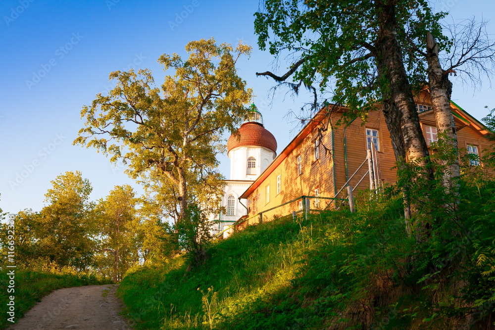 Obraz premium Solovki. Monastery landscape day!