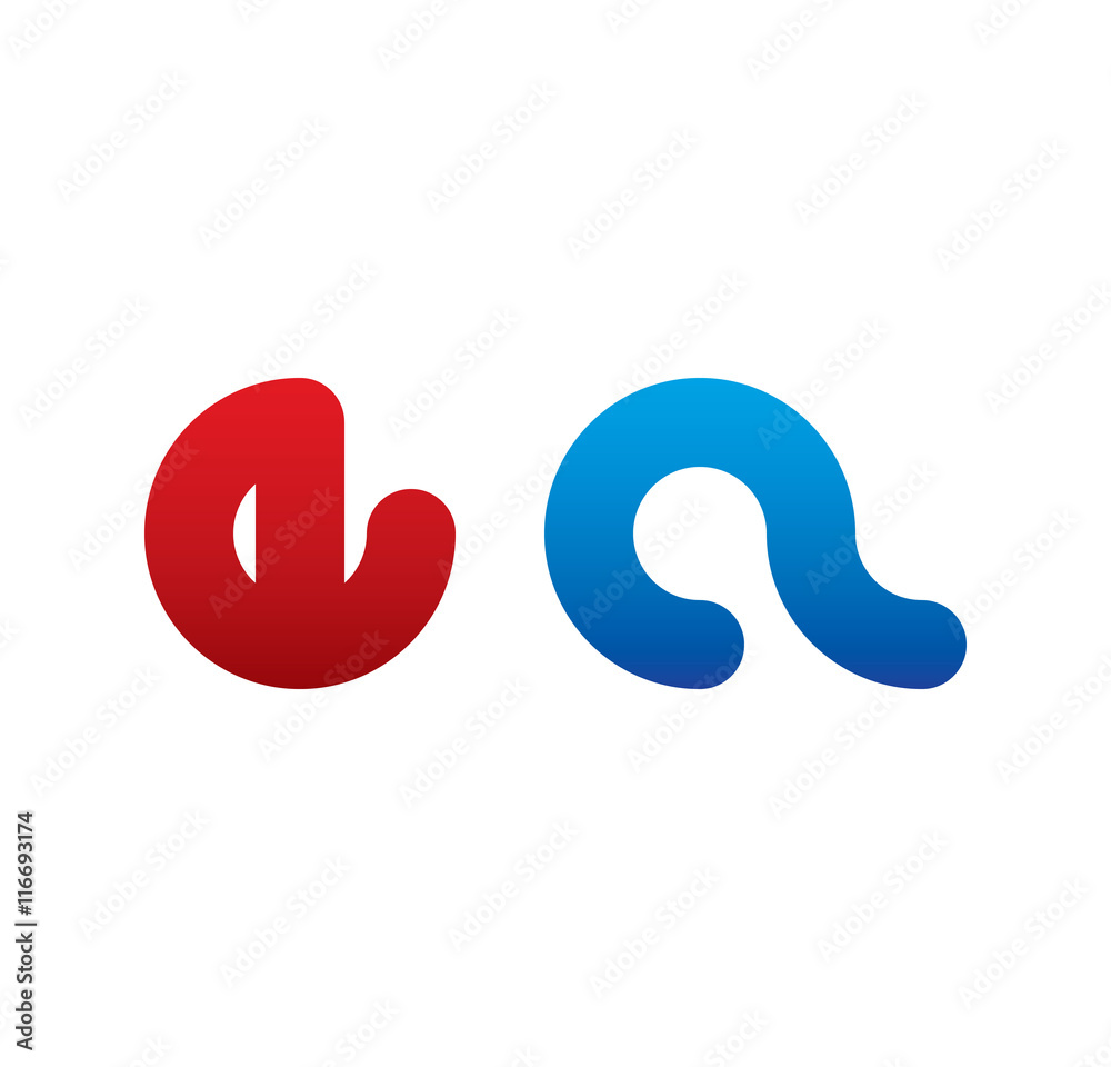 ea logo initial blue and red ea logo initial blue and red