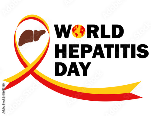 World hepatitis day illustration