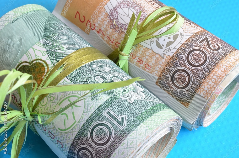 banknoty i polskie Stock Photo Adobe Stock