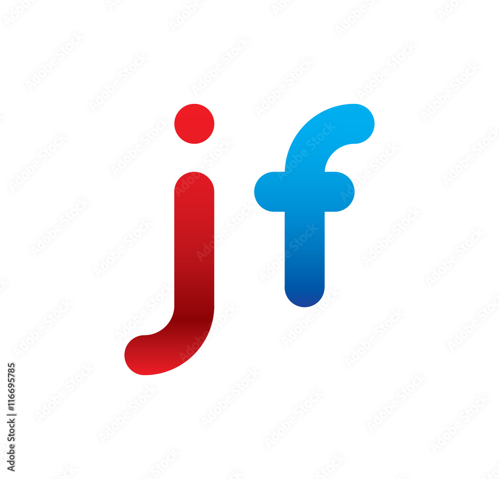 jf logo initial blue and red 