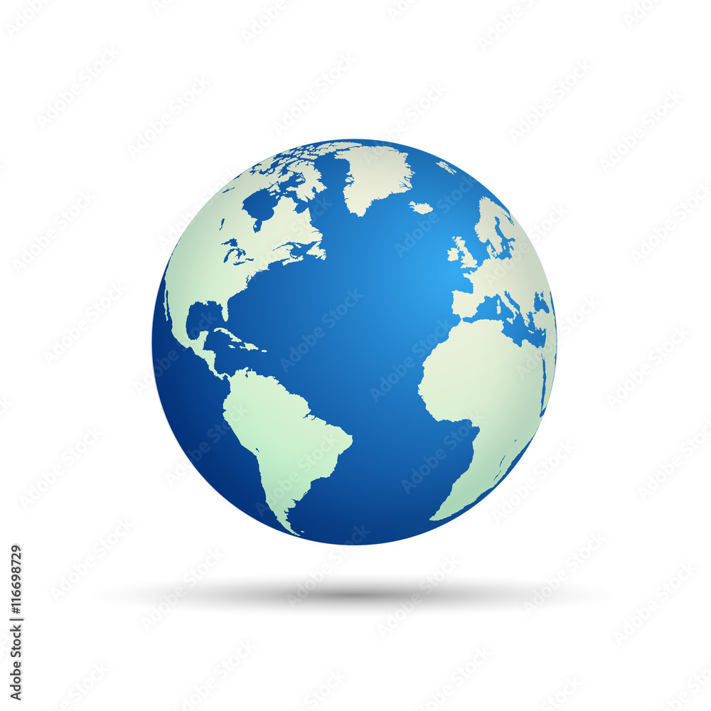 Fototapeta premium Political World Map