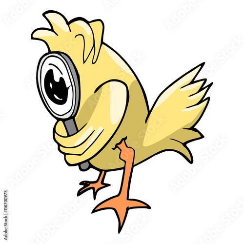 Zoekend vogeltje