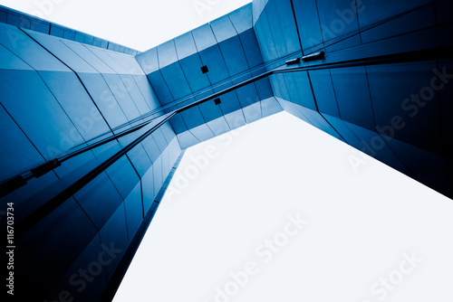modern office building,blue toned image,china.