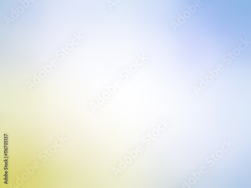 Abstract gradient yellow blue colored blurred background