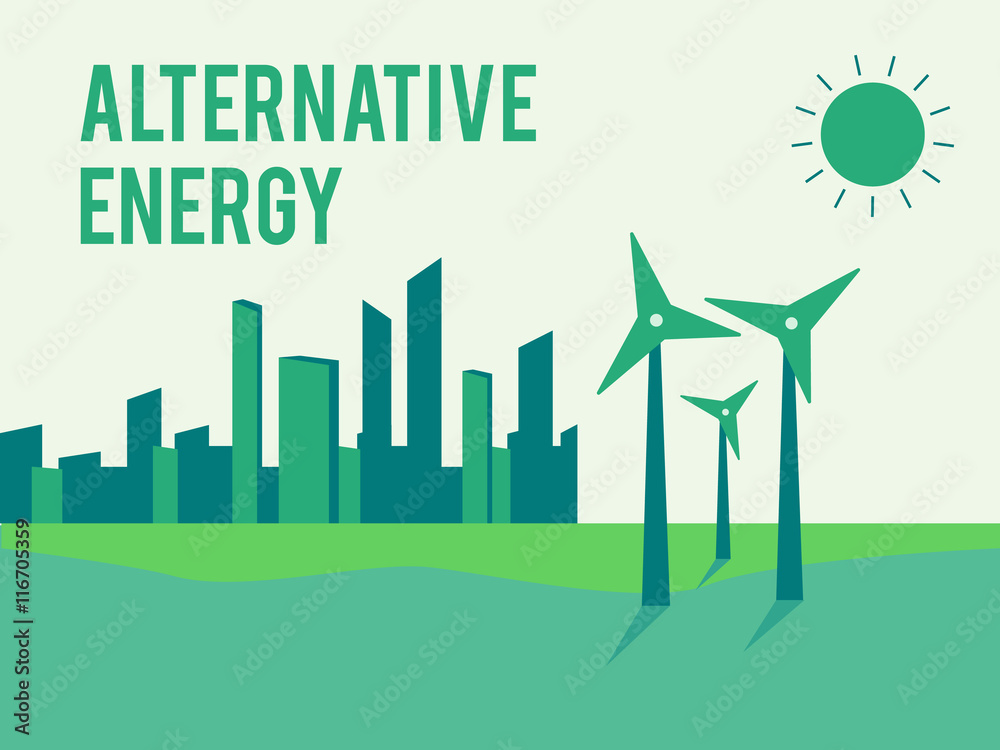 Alternative energy, eco or green generators