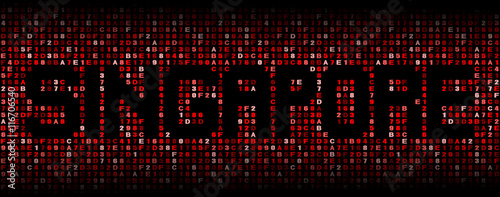 Wallpaper Mural Singapore text on hex code illustration Torontodigital.ca