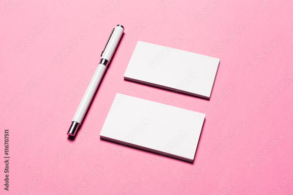 Mock up on pink background Mock up on pink background
