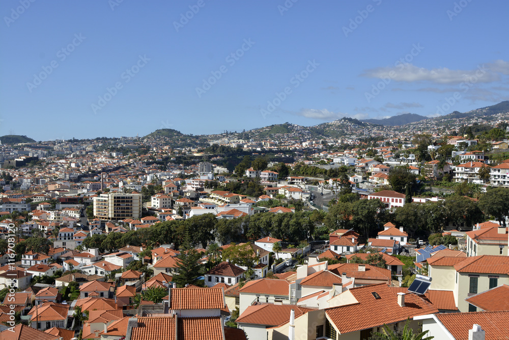 View over Funchal, Madeira, Portugal