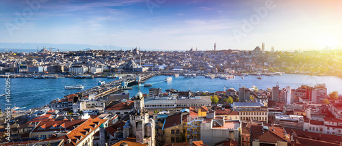 Obraz na plátne Istanbul the capital of Turkey, eastern tourist city.
