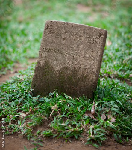 Old small gravestone