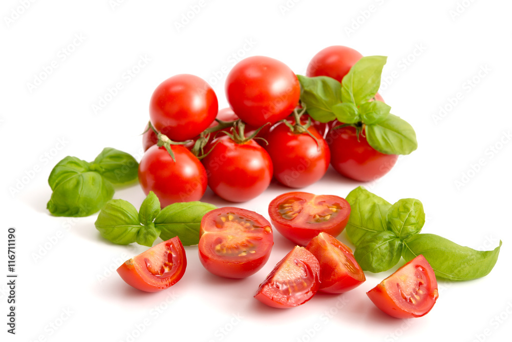 Tomaten und Basilikum Tomaten und Basilikum
