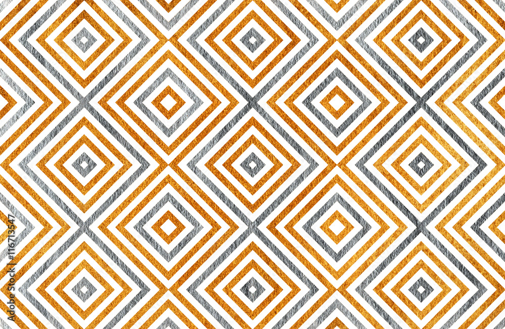 Geometrical silver pattern. Geometrical silver pattern.