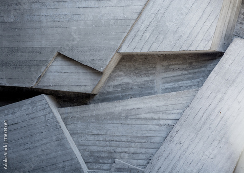 Abstract geometric background of the concrete © Vladyslav Bashutskyy