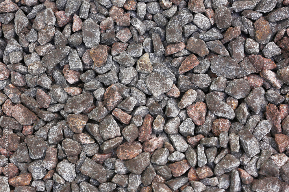 Crushed stone texture background Crushed stone texture background