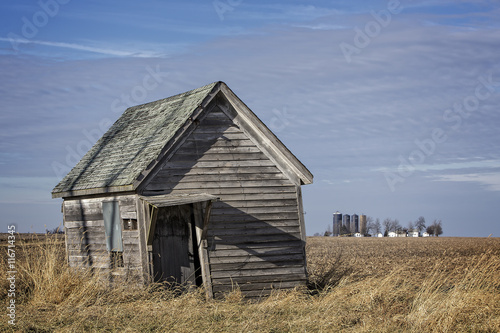 Old shed in rural Christian County IL.