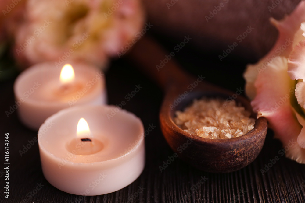 Beautiful spa composition, closeup Beautiful spa composition, closeup