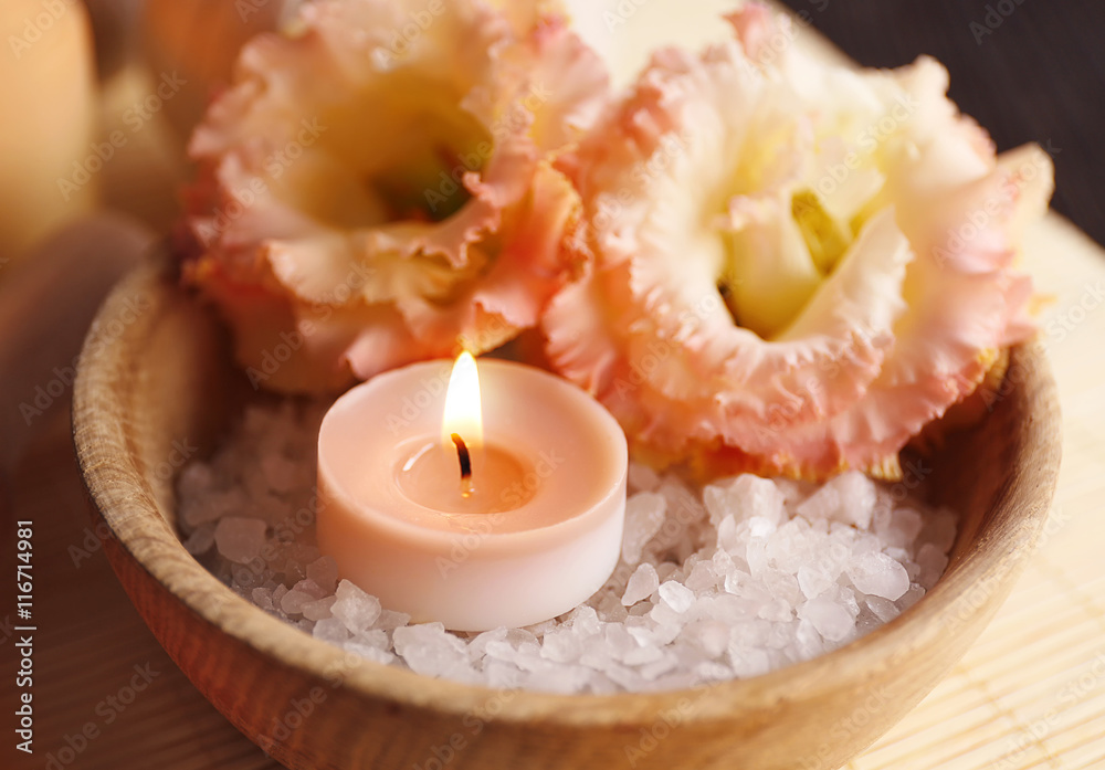 Beautiful spa composition, closeup Beautiful spa composition, closeup