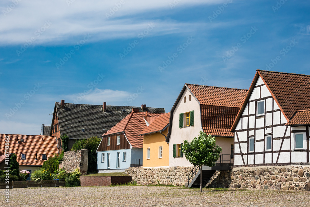 Gebäude in der Stadt Loitz