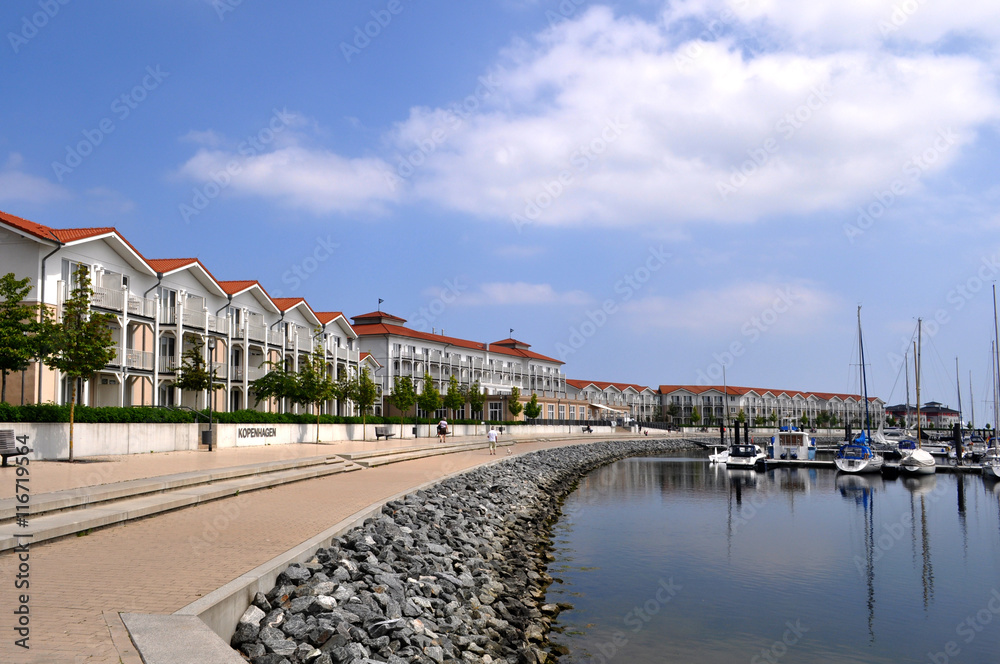 Hotelanlage im Hafen Boltenhagen