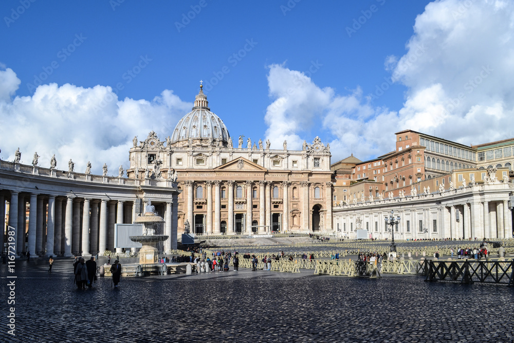 Vatican City and Rome, Peter's Square, Petersdom