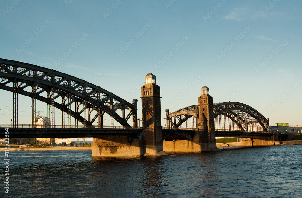 Obraz premium The Bridge of Peter the Great. Saint Petersburg, Russian Federation.