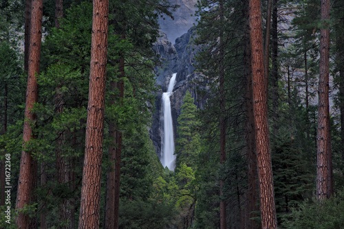 Long exposure image of yosemite falls, yosemite national park, california